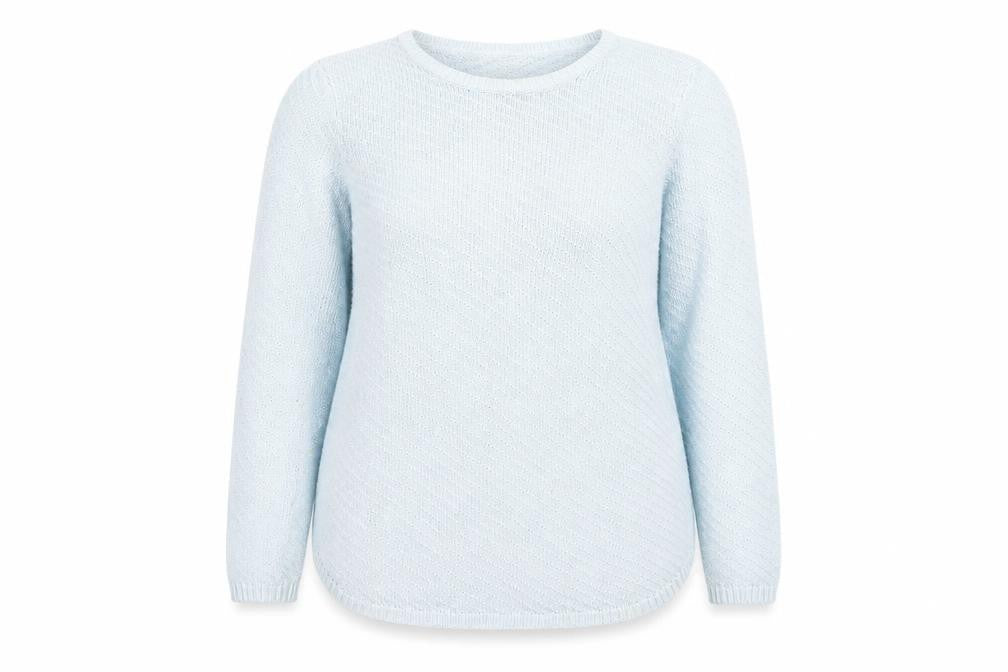 M&Co Women's Light Blue Pullover Jumper Size 16
