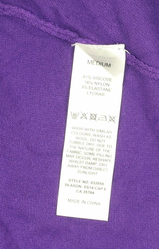 Precis Petite Women’s Purple Knit Cape in M