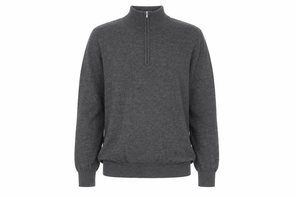 Daniel Hechter Men's Grey High Neck Pullover S
