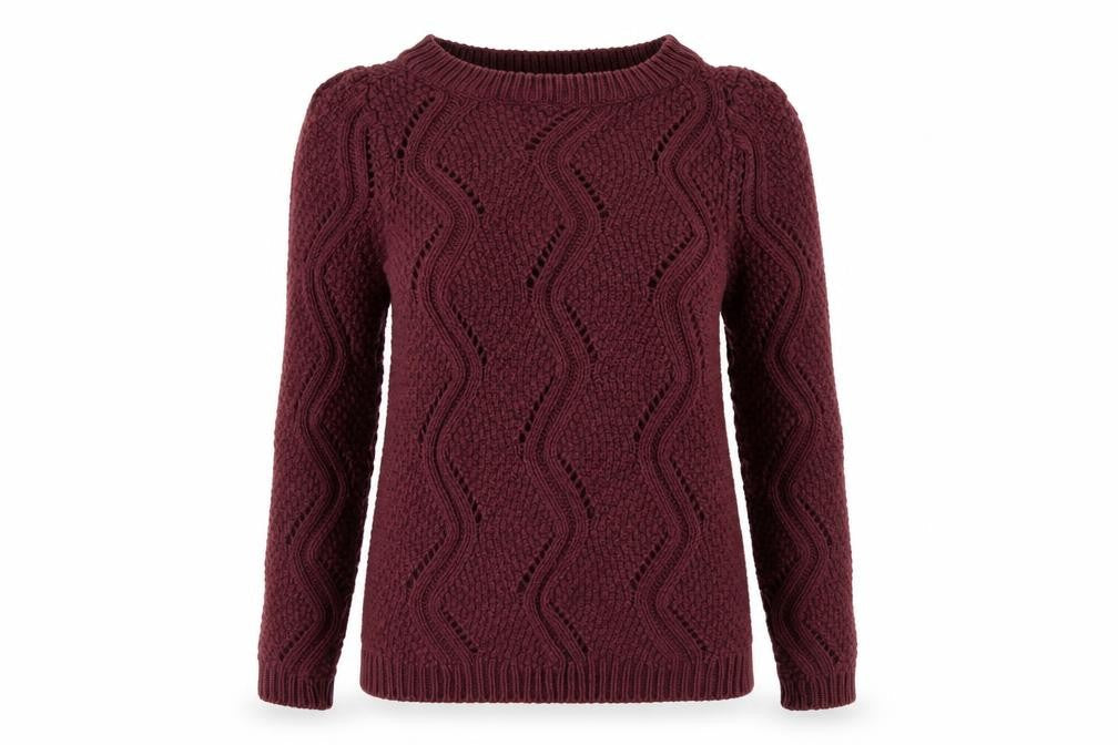 Vero Moda Women's Red Pullover Jumper, S, Crew Neck, Knit