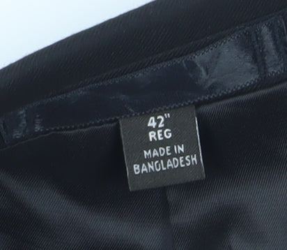 Marks and Spencer Men's Black Regular Fit Suit Jacket