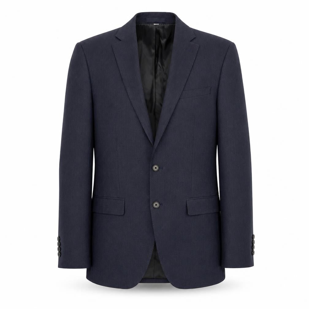 Mens Blue Blazer, 38L, Single-Breasted, Marks & Spencer