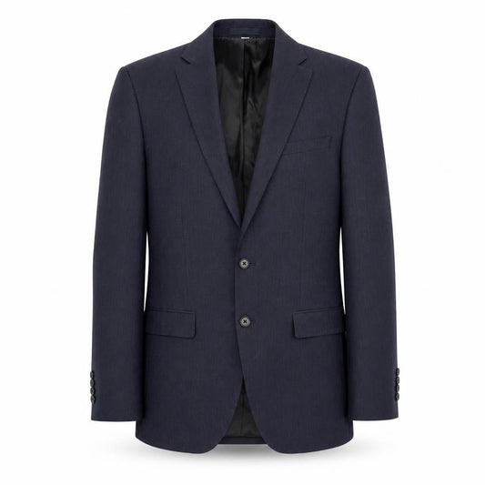 Mens Blue Blazer, 38L, Single-Breasted, Marks & Spencer