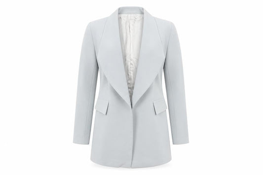 Zara Women's Blue Blazer, Size 8 - Casual Style