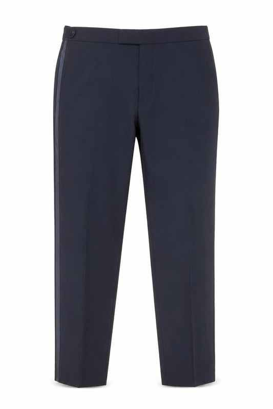 Front view of Autograph Men's Black Wool Dress Pants, size M