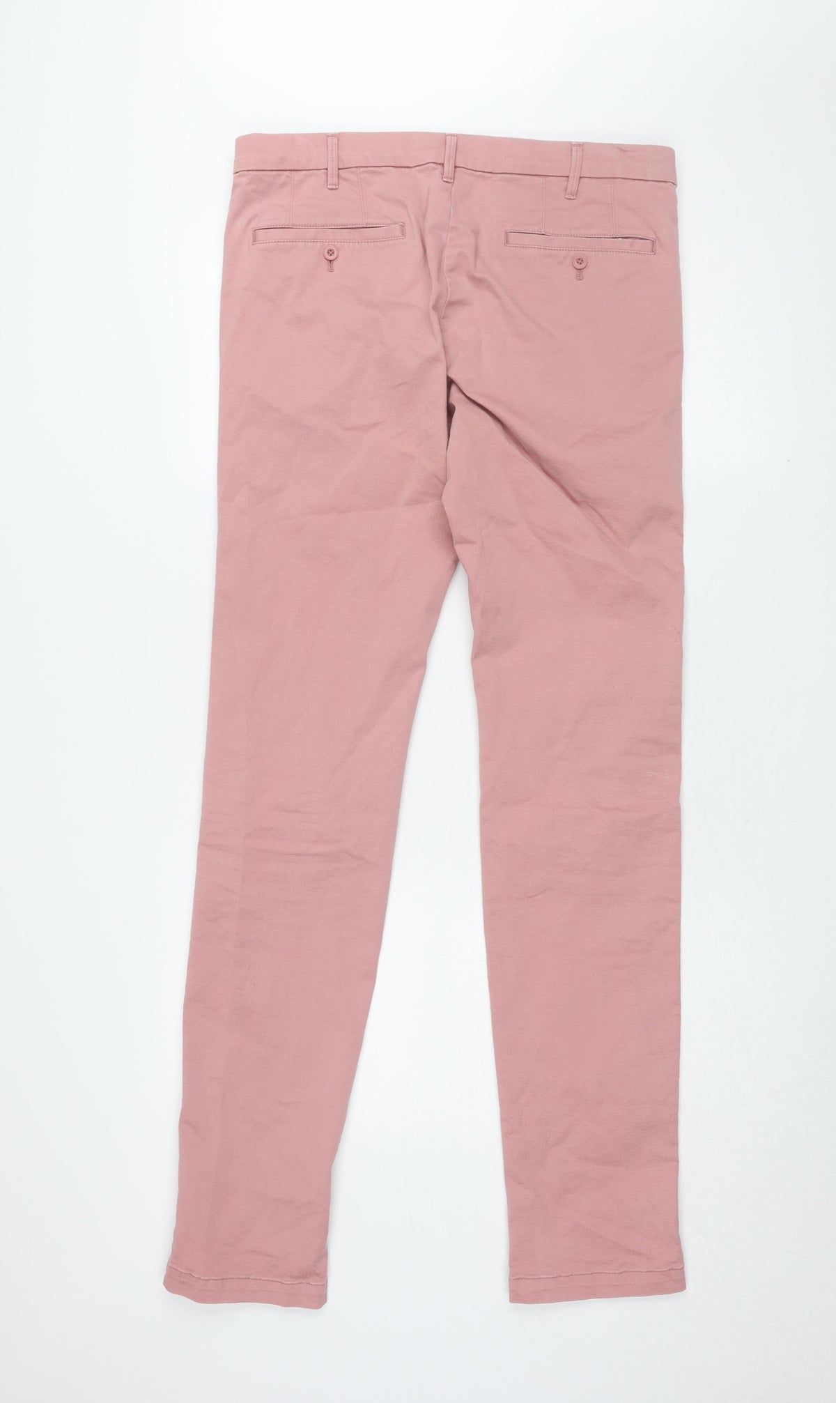Uniqlo Womens Pink Chino Trousers, , Size 32