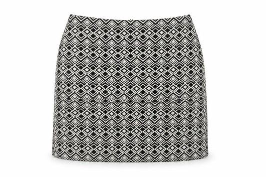 Marks & Spencer Women's Black Geometric Pencil Skirt Size 12
