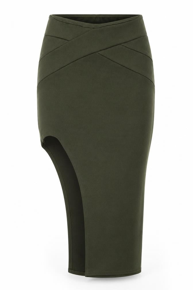 Edge Women's Green Pencil Skirt Size 10