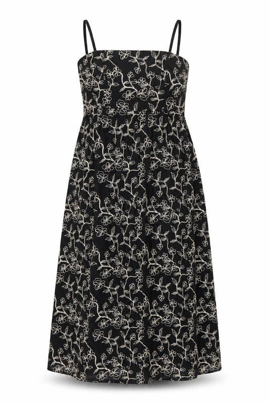 Marks & Spencer Women's Black Floral Slip Dress
