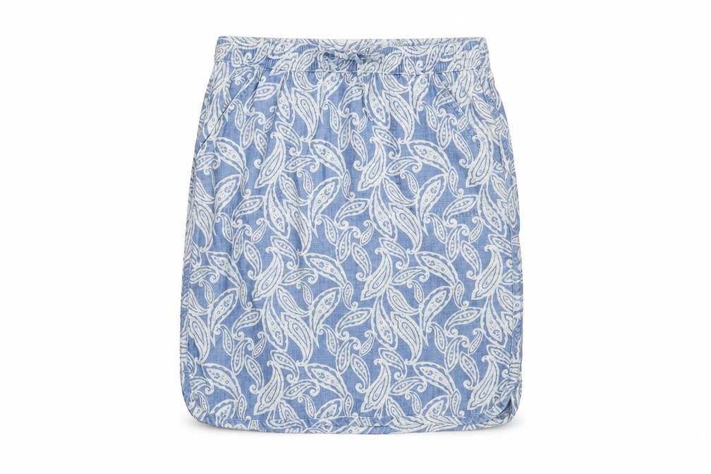 Marks & Spencer Women's Blue Paisley Skirt Size 10