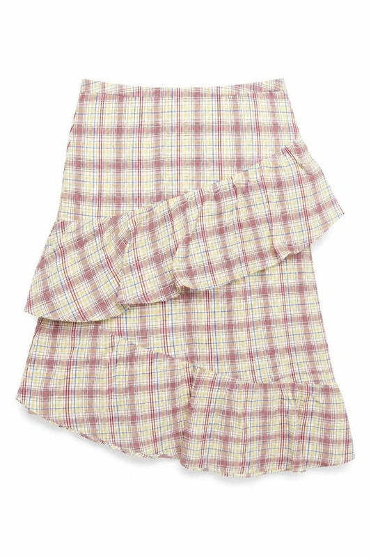 Glamorous Women Multicoloured Plaid Skirt Size 18