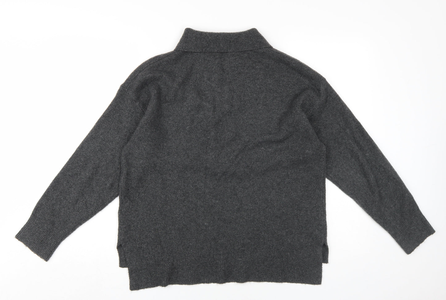 Soaked in Luxury Women's Grey L Collared Jumper