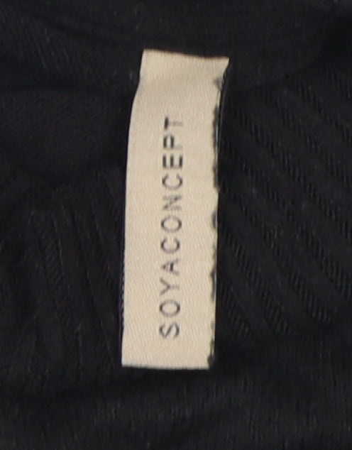 Soyaconcept Women's Black Pullover Jumper, Size S