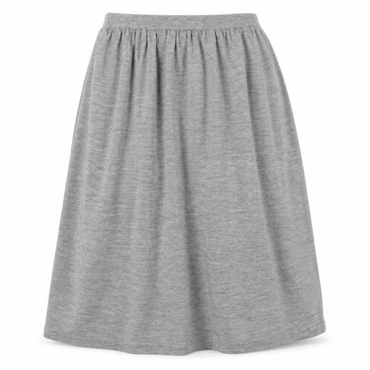 Valentino Women's Grey Wool A-Line Midi Skirt Size 14