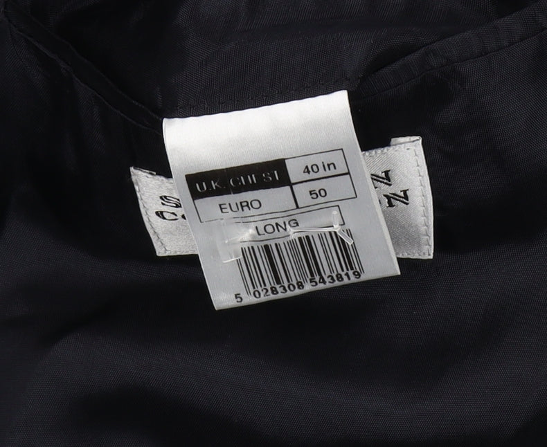 Debenhams Men's Black Blazer, Size 40L