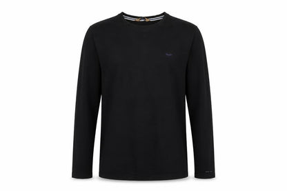 Ferouch Jeans Men's Black Logo Long Sleeve T-Shirt - S