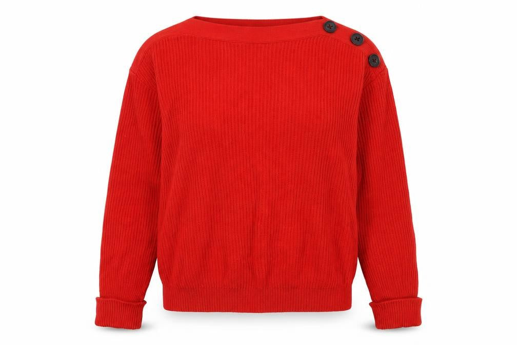 Rick Cardona Women's Red Pullover Jumper, Size 10/12