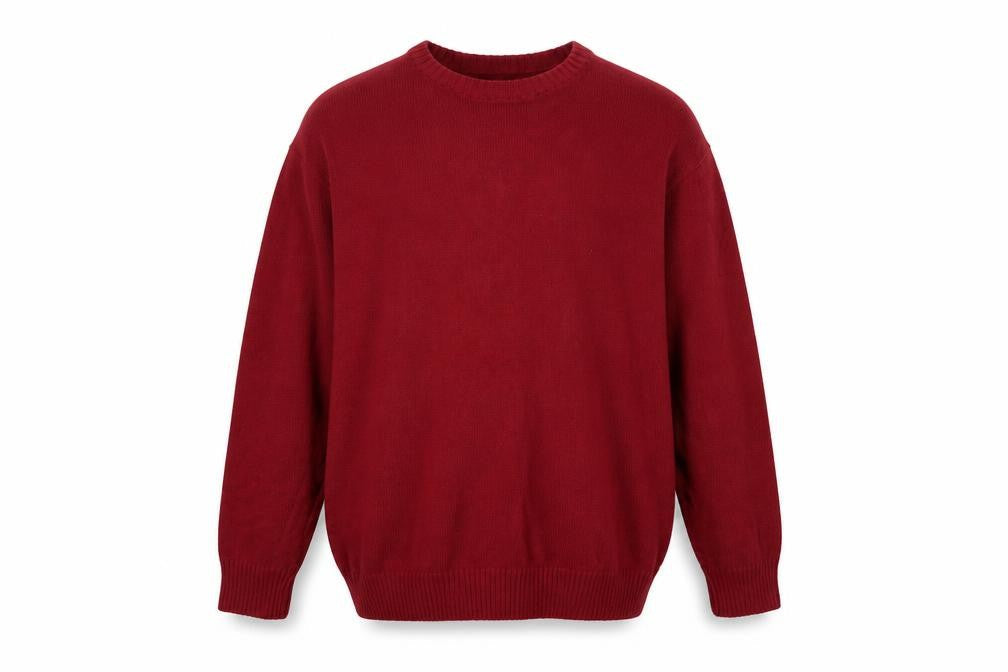 Peter Gribby Men's Red Cotton Pullover Jumper Size L