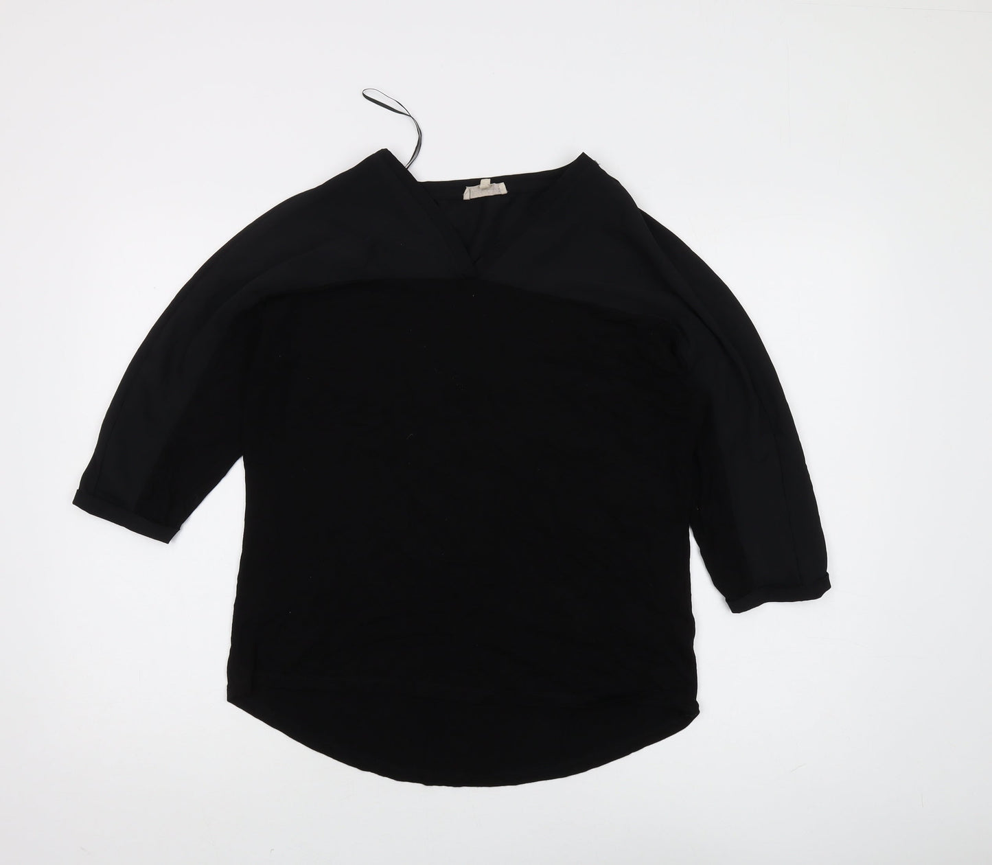 Phase Eight Women's Black Solid Top, Size 10