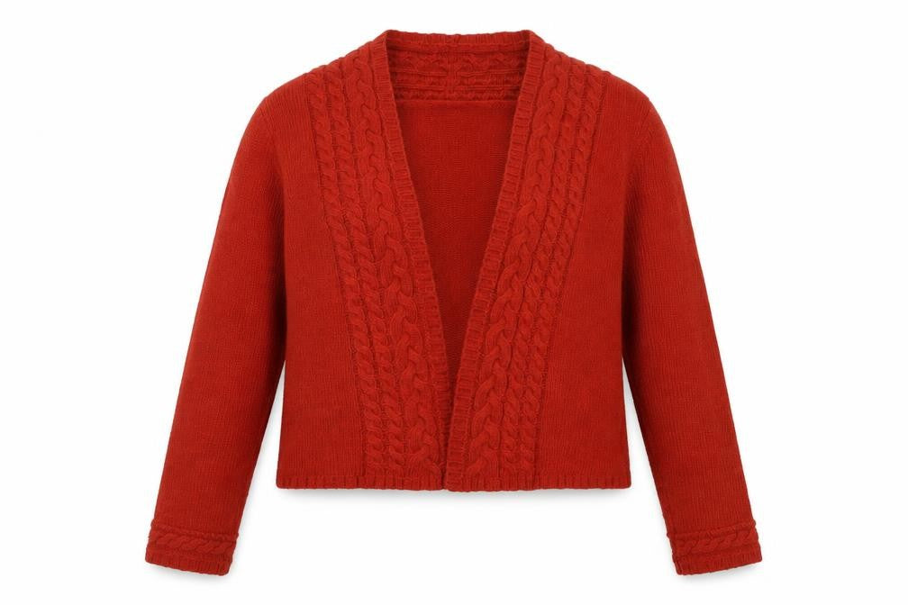 Minuet Petite Women's Red Cardigan Jumper S