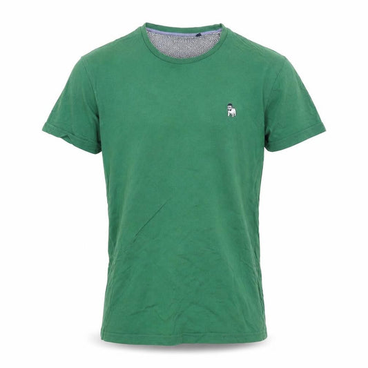 Spitalfields Men's Green Crew Neck T-Shirt, Size S