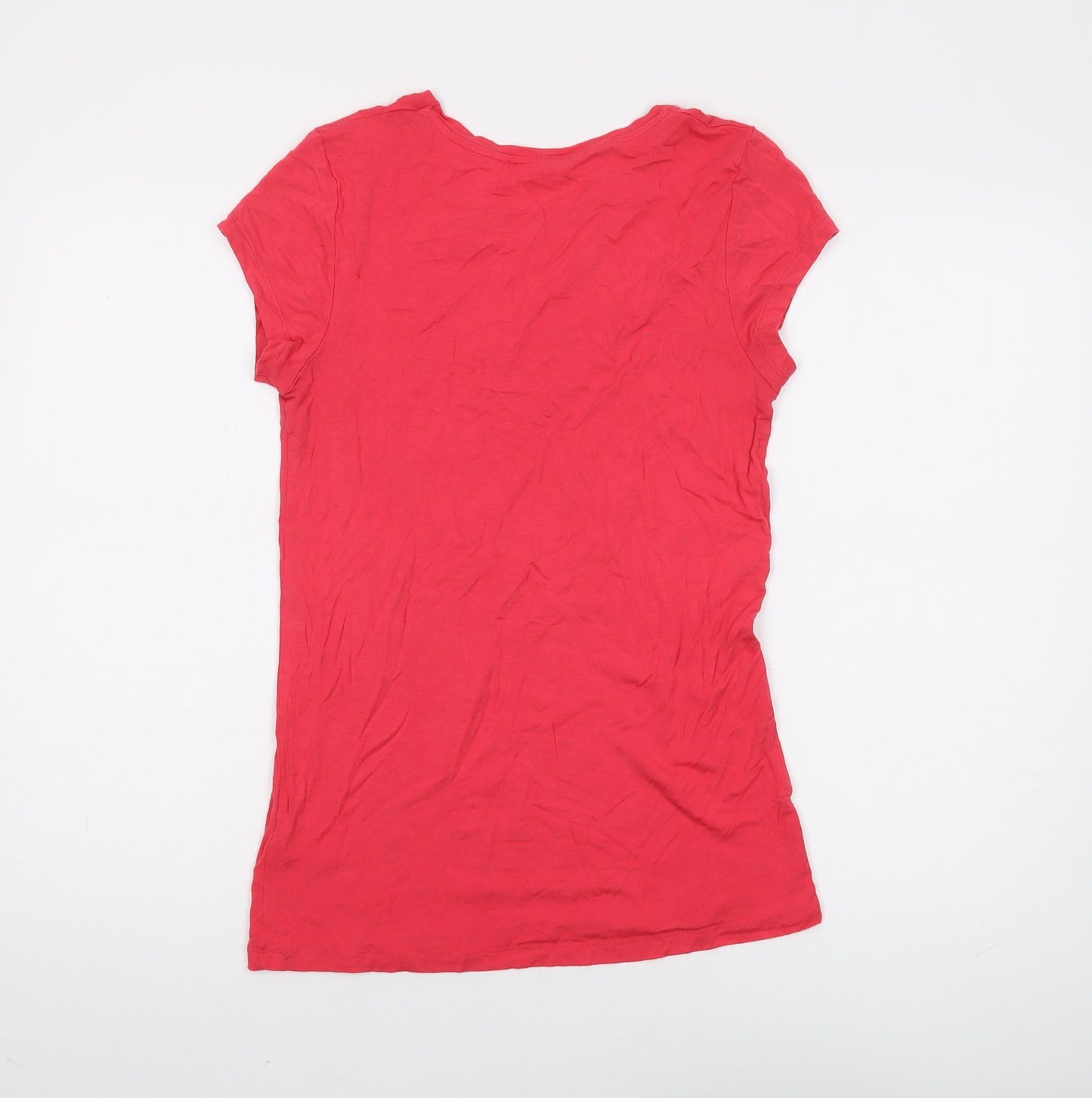 ELLE SPORT Women's Red T-Shirt - Size 12