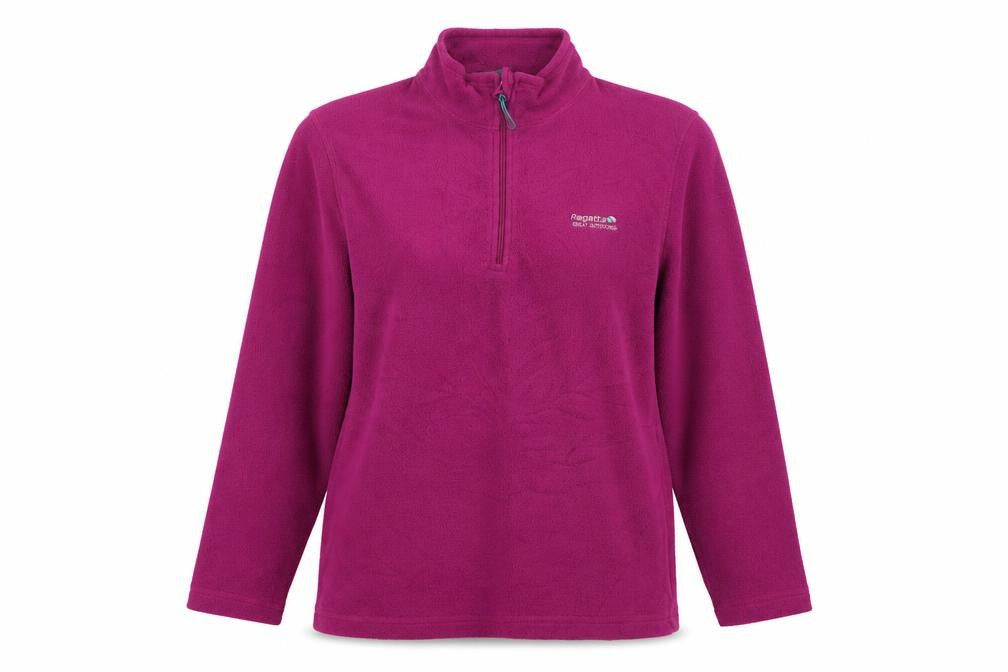 Regatta Women's Purple Fleece Sweatshirt, Size 12