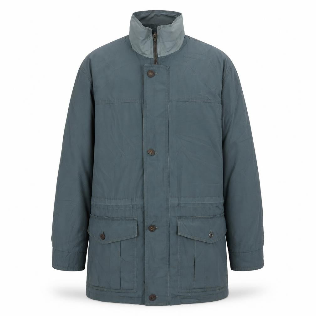 Dannimac Men's Green Overcoat Jacket Size M