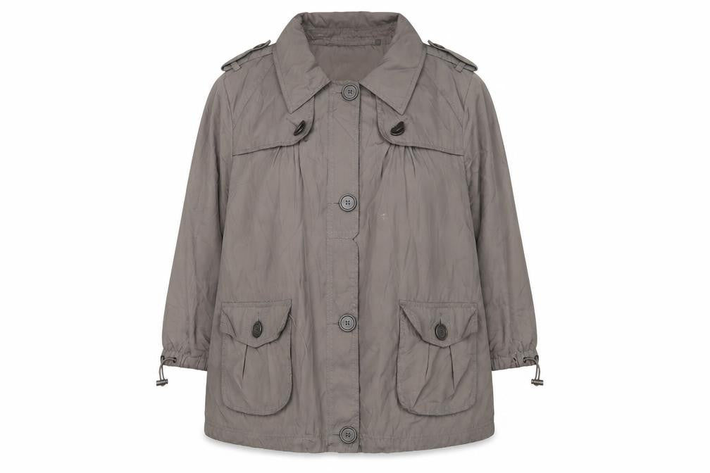 Betty Jackson Black Women's Brown Parka Coat Size 20