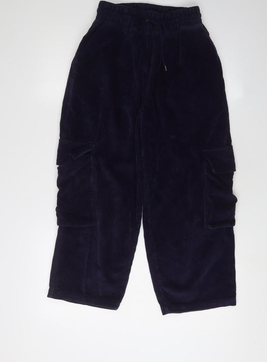 ASOS Women's Blue Cargo Trousers Size 8