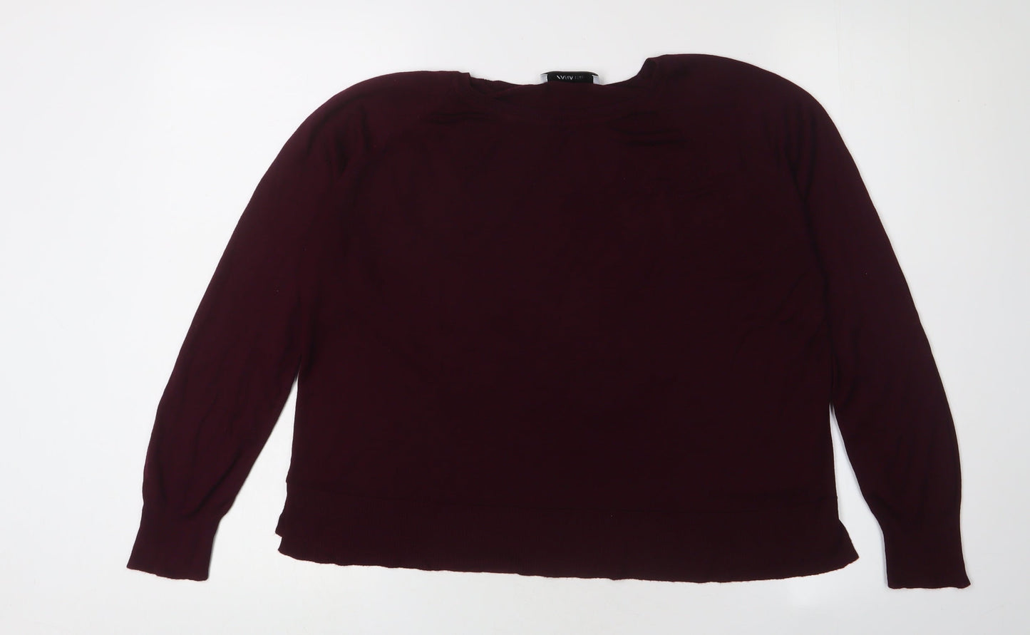 Zara Women’s Red Pullover Jumper, Size 16