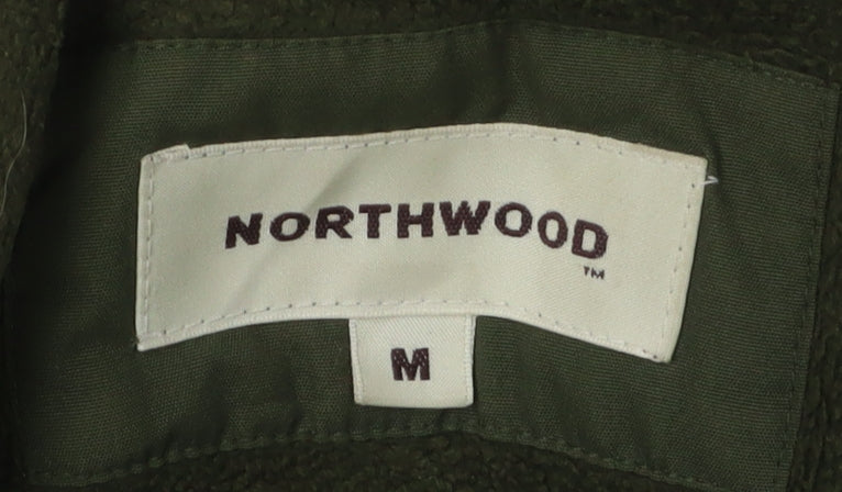 Northwood Men's Green Parka Jacket - Medium Casual Outdoor