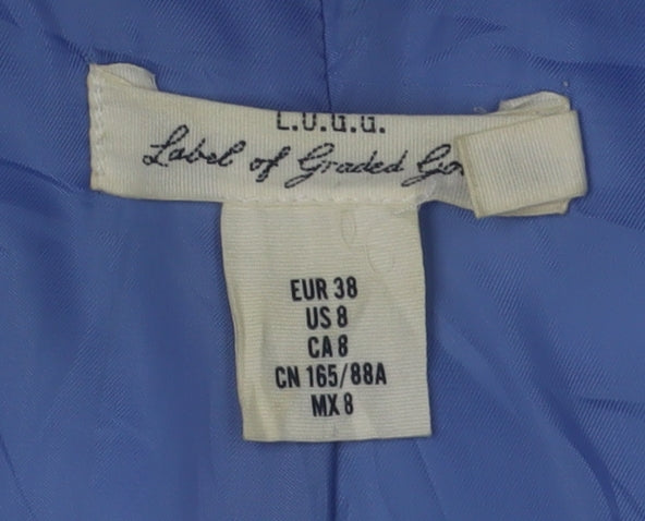 E.O.U.G. Women's Blue Puffer Jacket Size 10