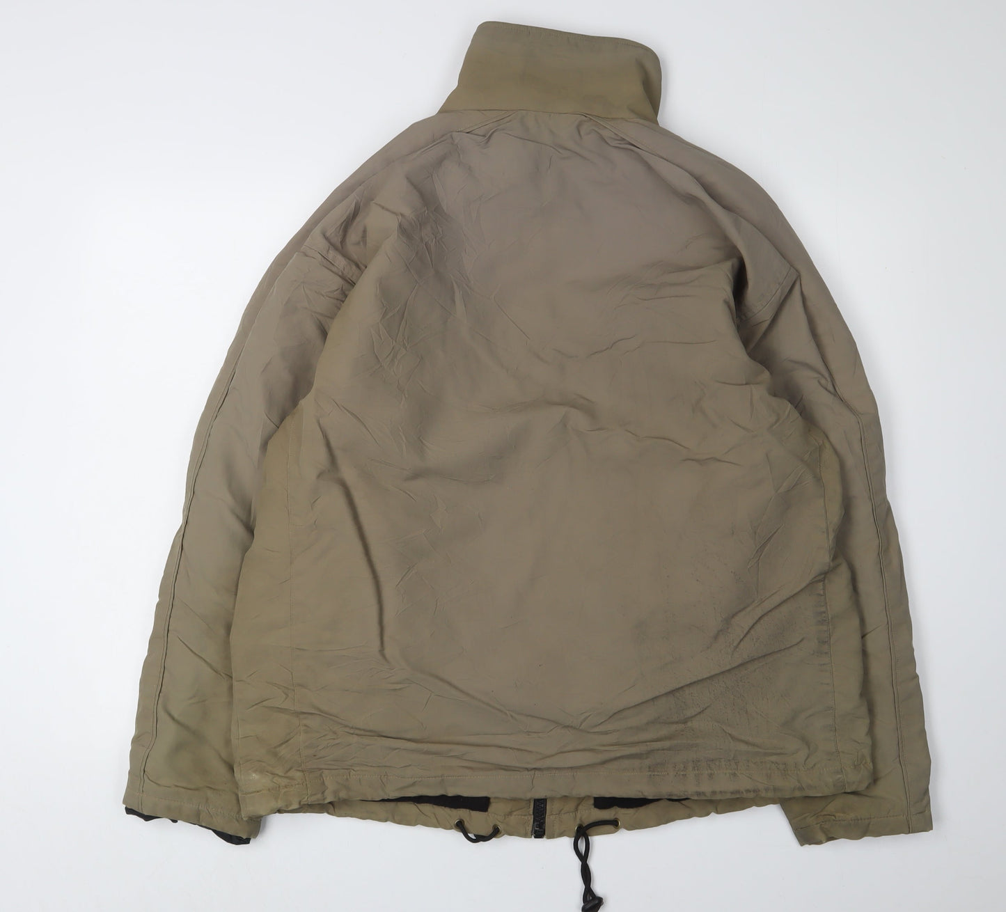 River Island Men's Brown Lightweight Windbreaker Jacket, L