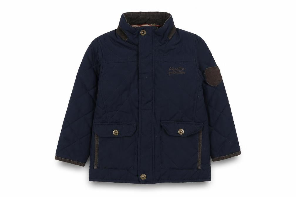 Regatta Boys Blue Quilted Jacket 3-4 Years Winter Coat