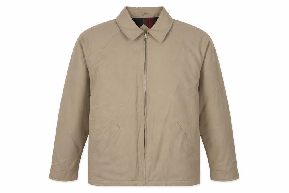 Greenwoods Men's Beige Windbreaker Jacket Size S
