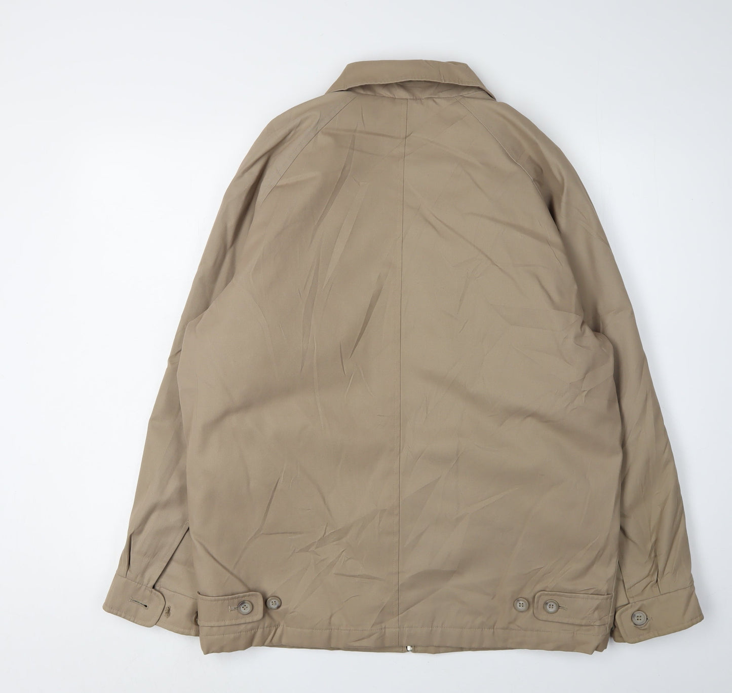 Greenwoods Men's Beige Windbreaker Jacket Size S