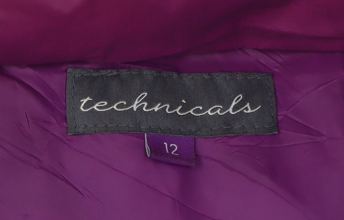Technicals Women's Purple Puffer Waistcoat Size 12