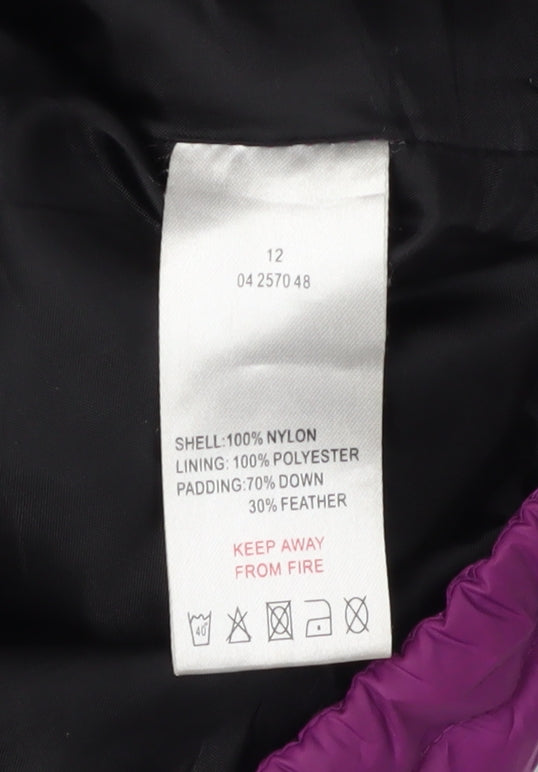 Technicals Women's Purple Puffer Waistcoat Size 12