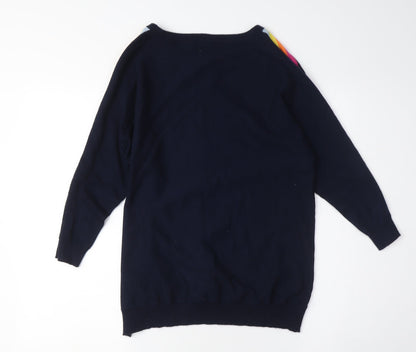 M&Co Women's Blue Pullover Jumper Size 10