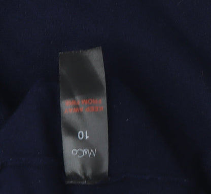 M&Co Women's Blue Pullover Jumper Size 10