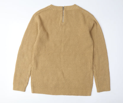 Dorothy Perkins Women's Beige Pullover Jumper Size 10