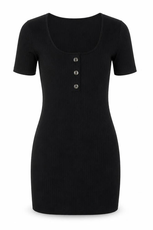 Quiz Women Black Bodycon Mini Dress XS