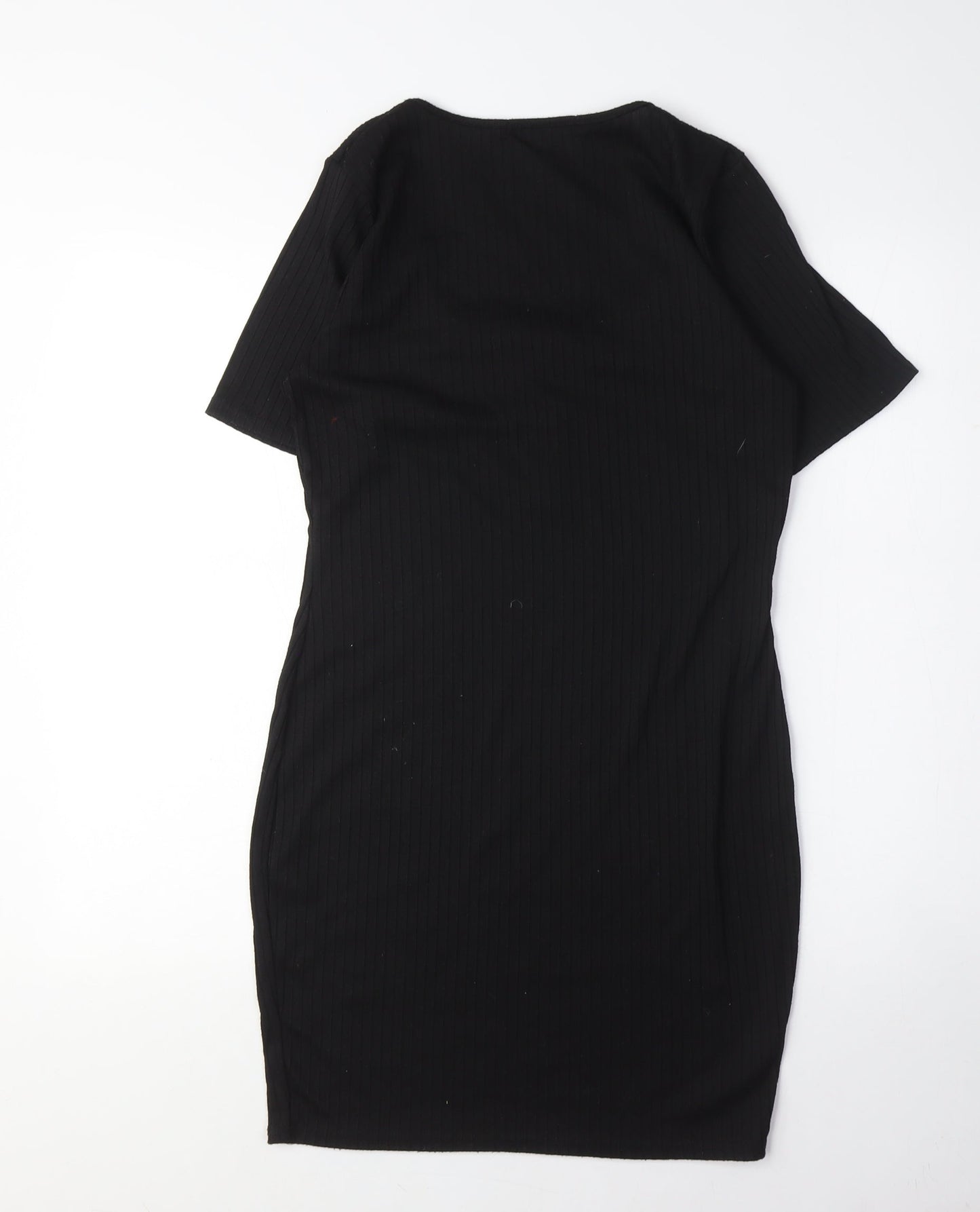 Quiz Women Black Bodycon Mini Dress XS