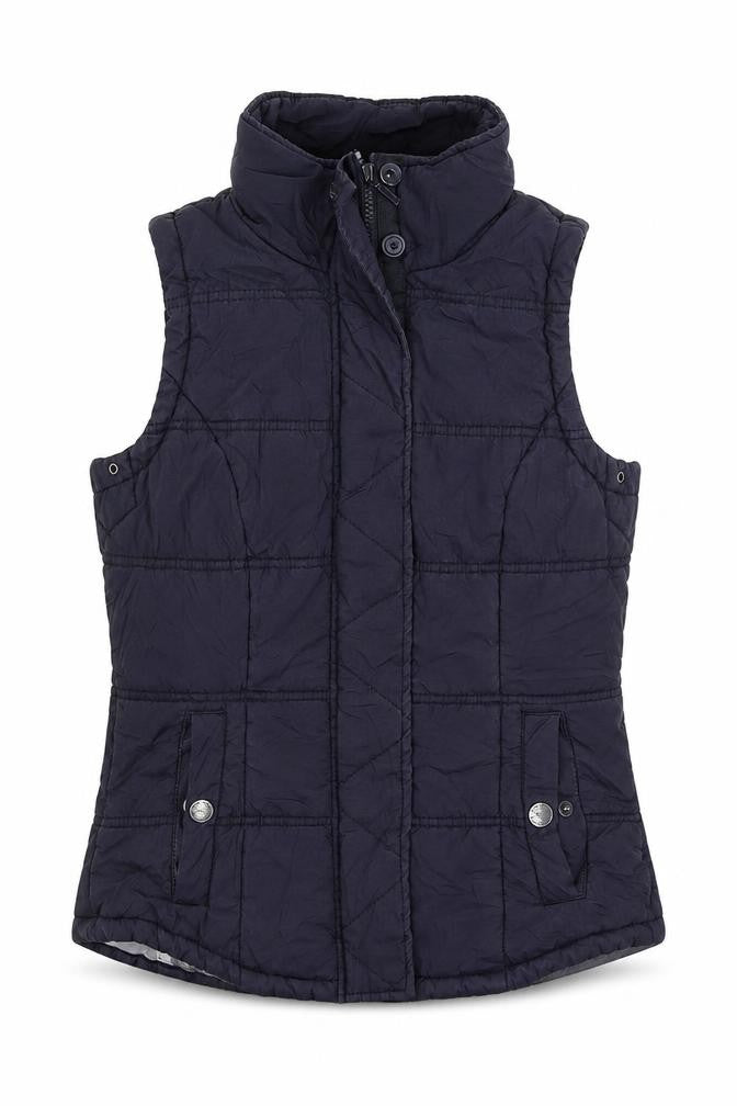 Next Women's Blue Puffer Waistcoat Size 10
