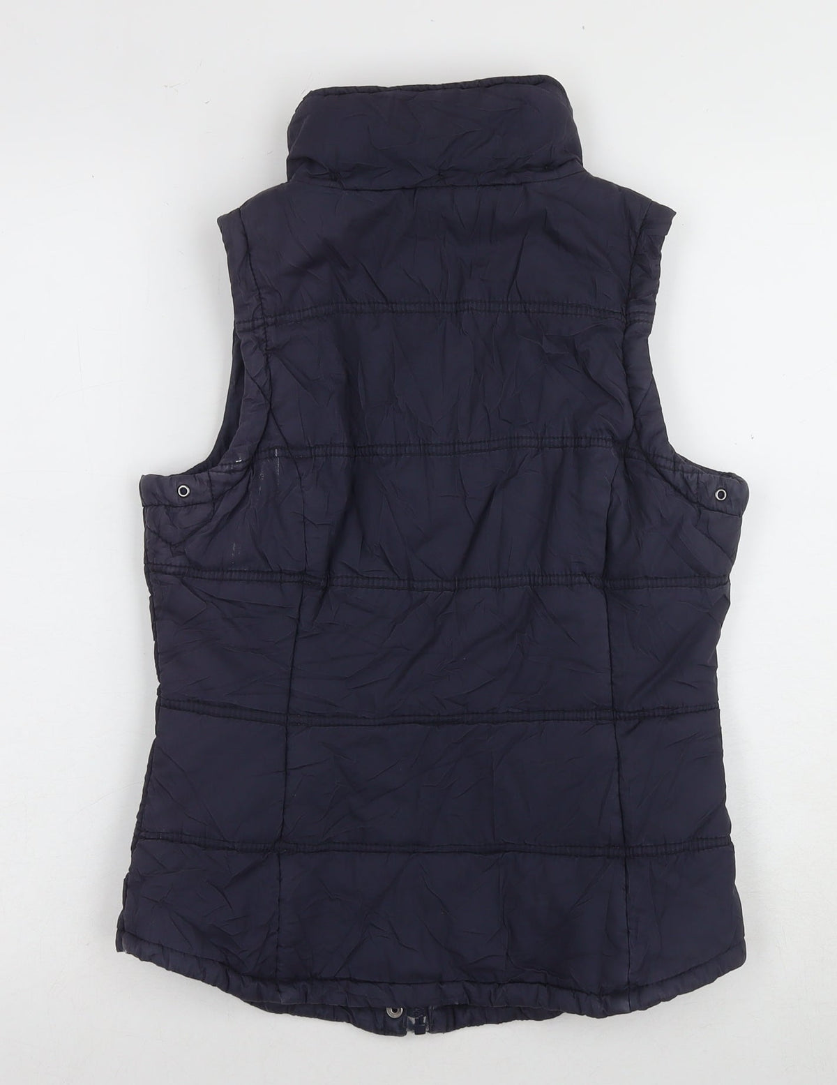 Next Women's Blue Puffer Waistcoat Size 10