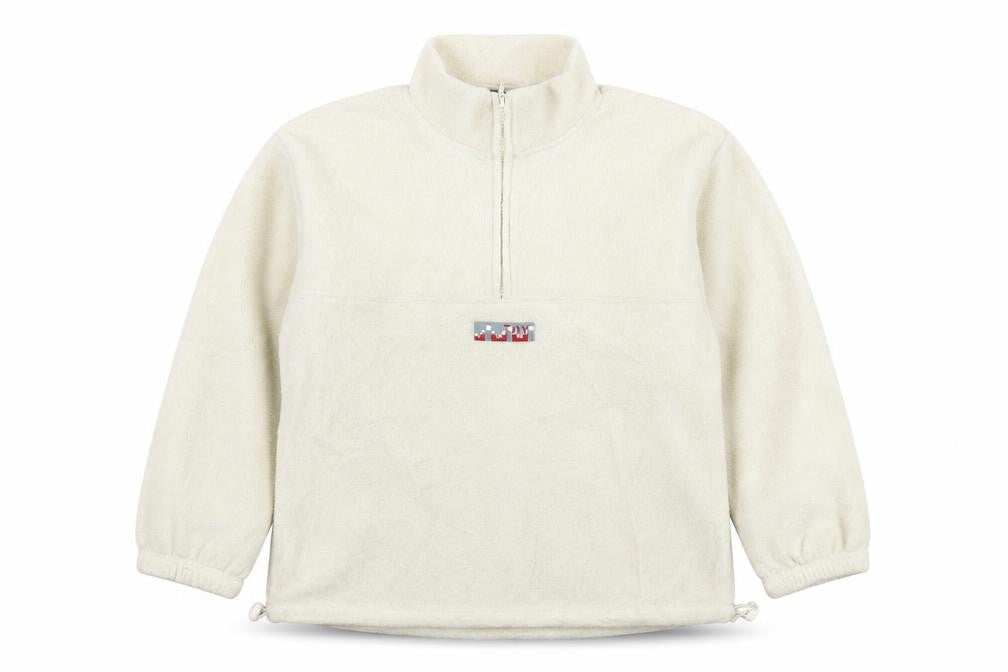 Today Boys White Fleece Pullover Hoodie - 10-11 Years