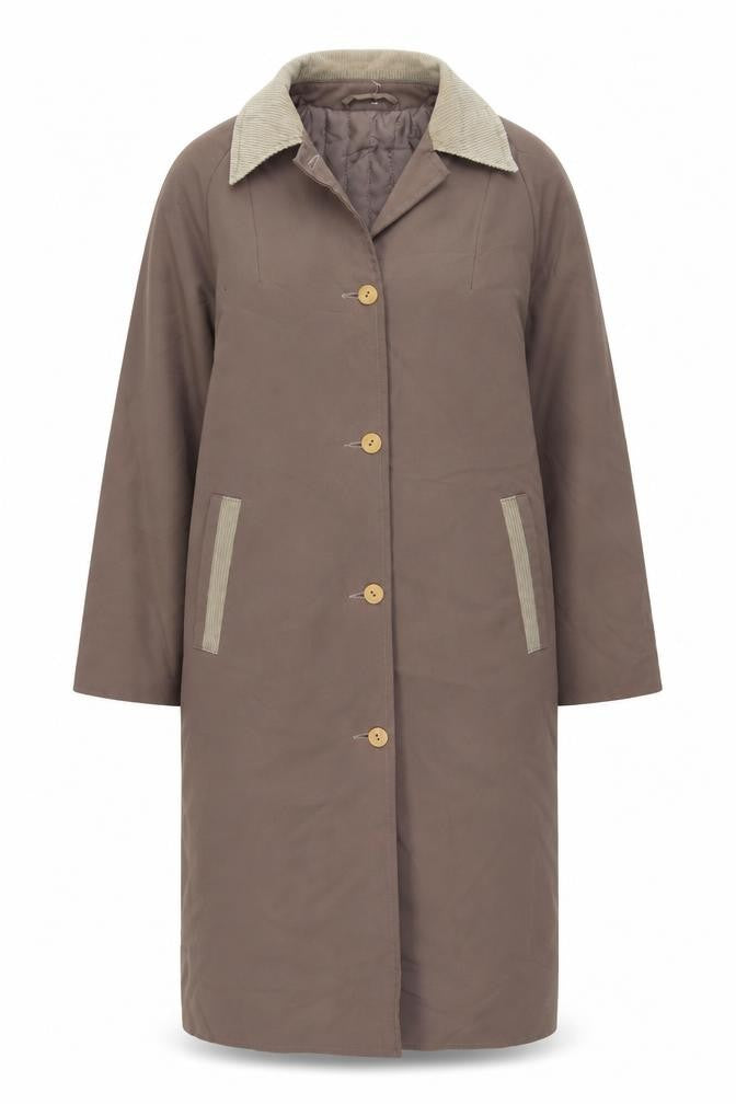 A Wrayne Women's Brown Long Overcoat Size 12