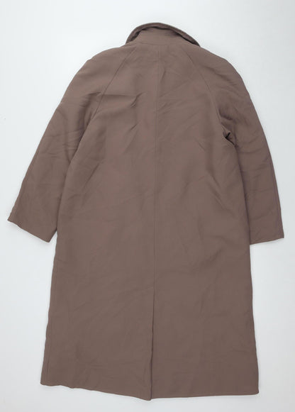 A Wrayne Women's Brown Long Overcoat Size 12