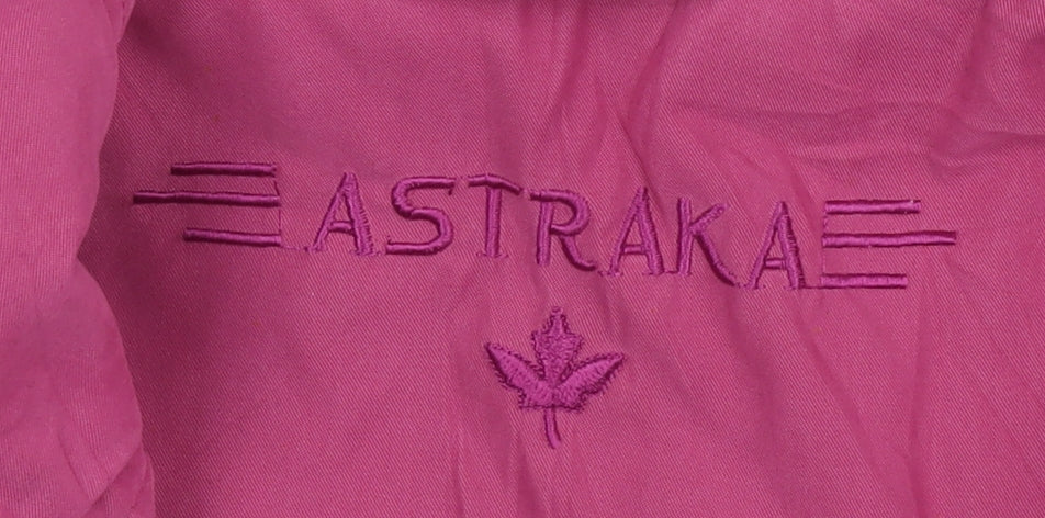Astraka Women's Pink Hooded Parka Jacket Size M